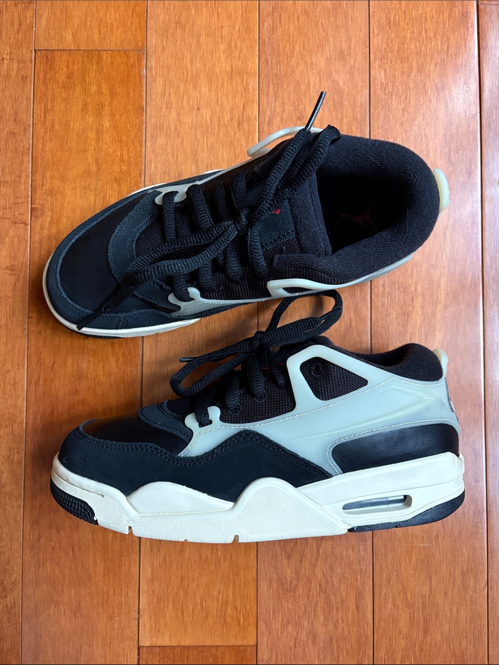 Air Jordan 4 RM Black Sail Sneakers
